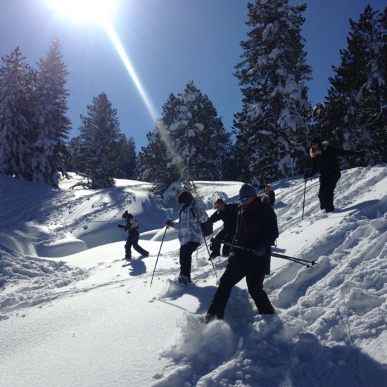 Raquettes à neige plateau de Beille Angaka